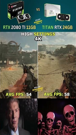 TITAN RTX vs RTX 2080 Ti – Is the TITAN Really Worth the Extra Power? #shorts #pcgaming