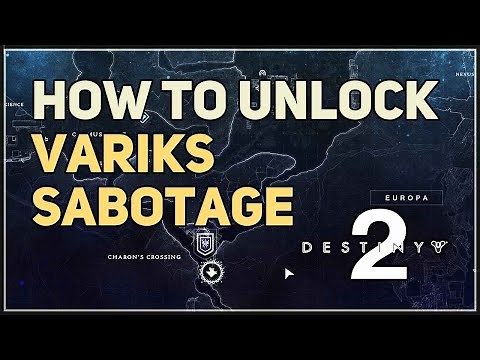 How to Unlock Variks Sabotage Quests Destiny 2