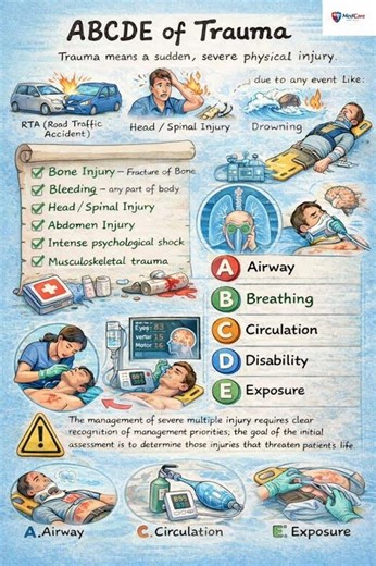 Seconds Save Lives 🚑 | ABCDE of Trauma#Shorts