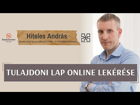 Tulajdoni lap lekérése ügyfélkapun keresztül