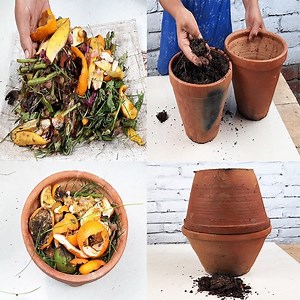 How to make kitchen waste compost easily at home | Rana Craft