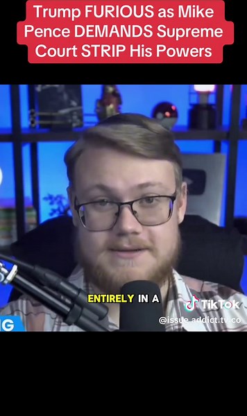 #Trump FURIOUS as Mike Pence DEMANDS Supreme Court STRIP His Powers #news #nyc