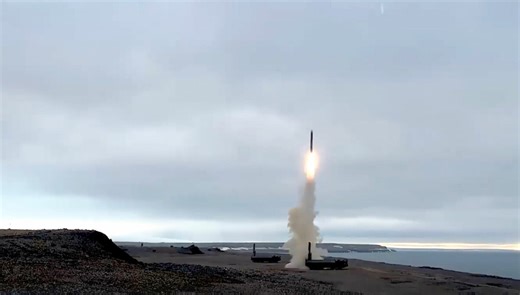 Cruise missiles over Franz Josef Land