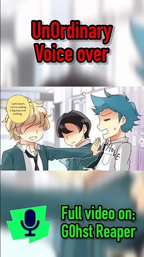 Arlo and John confrontation #voiceover #unordinary #comics #fandub