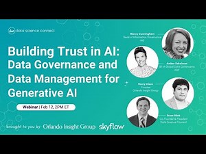 Building Trust in AI: Data Governance and Data Management for Generative AI