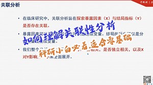 如何理解关联性分析和相关图表#临床科学家SCI公益训练营