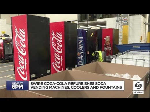 Video: Swire Coca-Cola working to repair soda machines and coolers in sustainable way - KSLTV.com