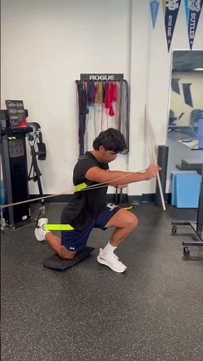 Banded Half-Kneeling Press (3D Strap) | Core Stability, Shoulder Strength & Anti-Rotation Control