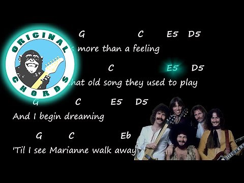 Boston - More Than a Feeling - Chords & Lyrics