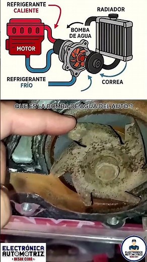 WHAT IS A CAR WATER PUMP!!! #automotiveelectronics #automobile