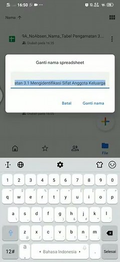 Cara membuat Salinan File Spreadsheet di Google Drive