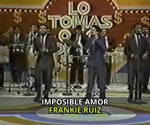Frankie Ruiz con el tema "Imposible amor", que viene incluido en el disco Frankie Ruiz – ... Voy Pa' Encima! (1987) | México En Salsa