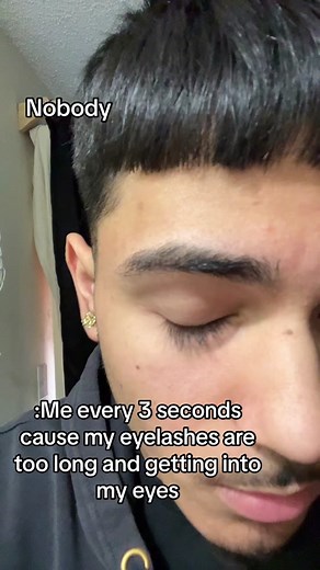 #fyp#4u#real#annoying | long natural lashes men
