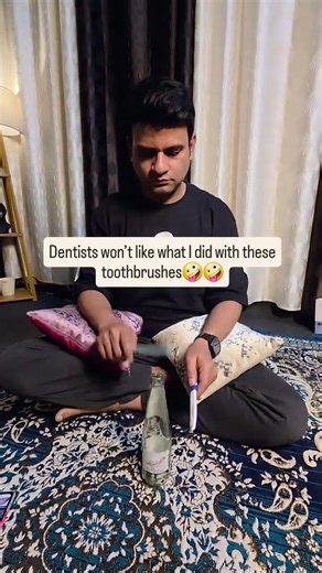 Bottle+Toothbrush=Beat🥁#music #beats #percussion #musician #drums