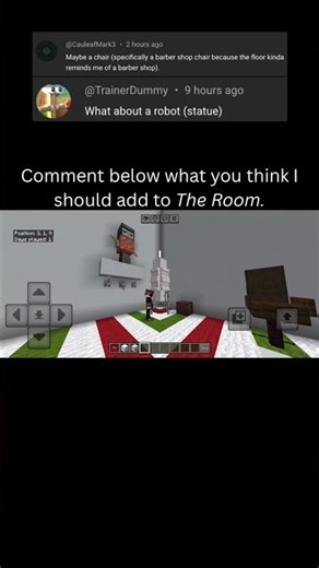 Part 4 of adding your comments to The Room. #minecraft
