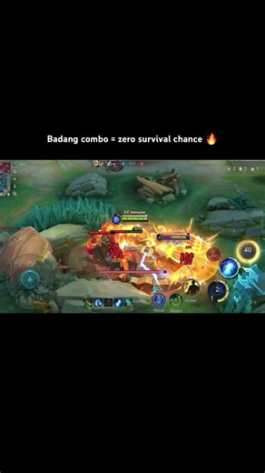Badang combo = zero survival chance 🔥 #shorts #badang #mlbb #viral #trending