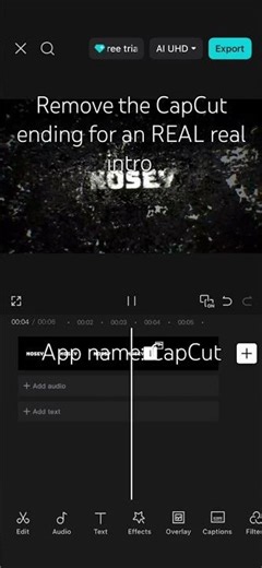 How to make a cinema intro: #capcut #tutorial