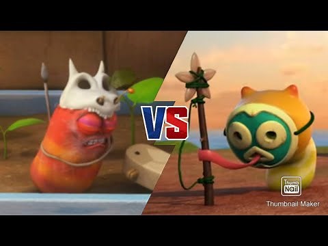 Wild Red vs Mango (Larva Island)