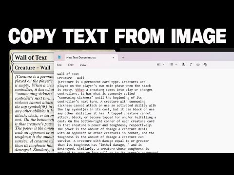 How to Extract Text from Images Windows 10/11 | Copy Text from Image