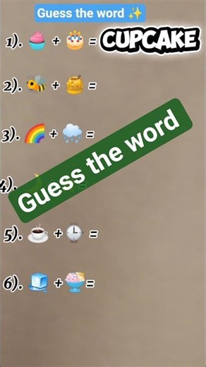 Guess the word ✨ #shorts