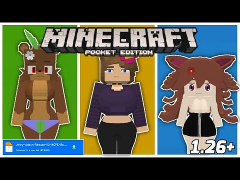 🥵 How to Install JENNY MOD V2 in Minecraft PE 1.26 | Addons Minecraft Bedrock