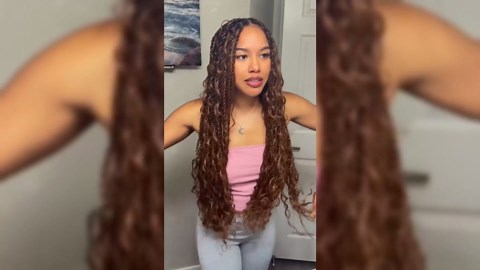 9 Packs 24 Inch Boho Senegalese Twist Crochet Hair with Curls 1B# | Pre-Looped Boho Island Twist Crochet Braids with Curly Ends Pre-Twisted Goddess Senegalese Twist for Women