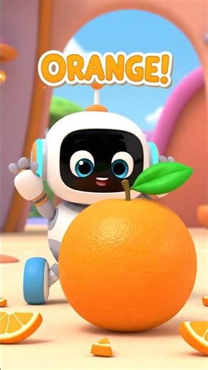 Learn ORANGE with MiniRover | Fun Robot Learning Cartoon #earlylearning