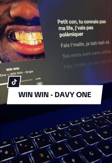 WIN WIN - DAVY ONE #creatorsearchinsights #winwin #davy #paroles #pourtoi #trendingsongs #lyrics_songs #song