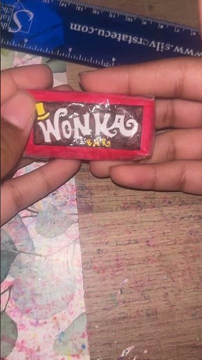 I Made a Mini Wonka Chocolate Bar