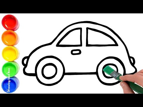 Drawing a Car 🚗 | Fun and Easy Tutorial for Kids with Car Drawing Ideas Box