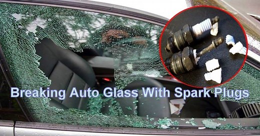 How To Break A Window Silently With A Spark Plug - Auditory Nerd