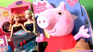 5.3K views · 82 reactions | Peppa Pig Hug 'n Oink with Disney Frozen Princess Anna y Elsa - Talking Plush Felpa Pelúcia | Fun Toyz Collector | Facebook