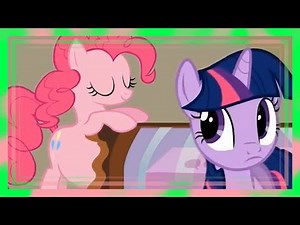 Pinkie Pie swallows a cake whole! 🍔👂 Growling stomach edit