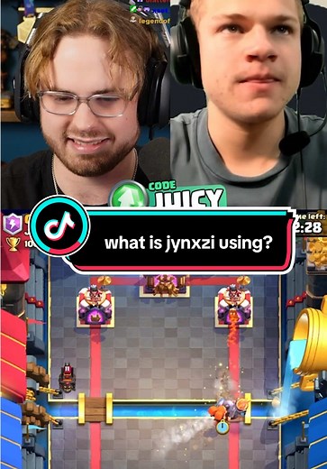 WHAT IS JYNXZI USING… #clashroyale #streamer #gamingontiktok #juicyjcr #whattoplay