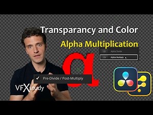 Transparency and Color - Alpha Multiplication in Resolve/Fusion