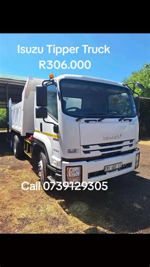 Isuzu Tipper Truck 10 Cube Model 2022 Transmission Manual Fuel type Diesel Kilometers 110.000 Price R306.000 For more information contact me on 0739129305 #bankrepossessedcars #bankrepo