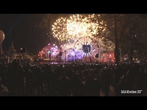 World of Color New Year's Eve 2015 Fireworks - GoPro - Disneyland resort