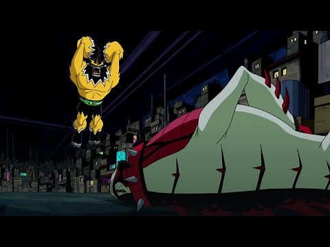 Ben 10 Omniverse - Shocksquatch vs Khyber’s Dog