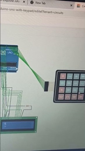 Learn Tinkercad|| Interfacing keypad with arduino || #LCD #Keypad #arduino_project