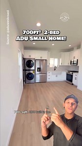 Would you live in this stylish 700 sq ft, 2‑bedroom ADU nestled in a California backyard? 🏡✨ This well-designed accessory dwelling unit offers just the right balance between space & efficiency—2 private bedrooms, 1 full bath, & a bright, open-concept living area. 🍽️ Full kitchen with full-size modern appliances 🛏️ 2 cozy bedrooms—perfect for family, guests, or roommates 🛁 Shared full bathroom 🧺 In-unit laundry closet for added convenience 🌿 Covered front porch & large windows for great ind