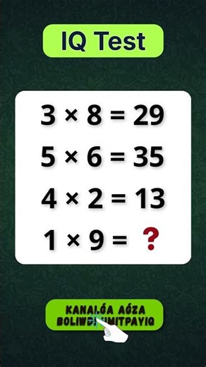 IQ test || matematika #iqtest #logika #puzzle #iqtes