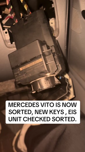 MERCEDES VITO IGNITION AND KEY PROBLEM NOW SORTED, #mercedes #mercedesvito #mercedesbenz #diy #fyp