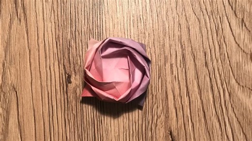 【OrigamiExplosion】玫瑰花折纸教程Origami Stop Motion _ KAWASAKI ROSE