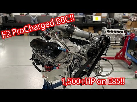 Blowthrough Carb 572" BBC F2 ProCharged on E85, 1,500+HP!!!