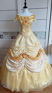 Inspired Belle Princess Cosplay Costume Belle Dress - Etsy