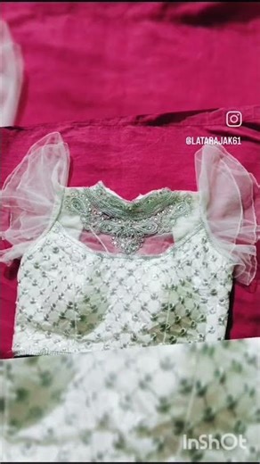 umbrella frill blouse design easy way and tep by step easy tutorial way#embroiderythread #designer