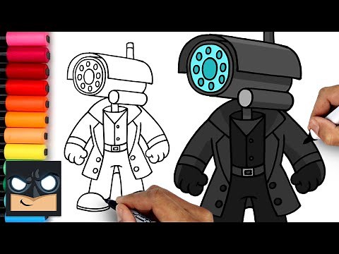 How To Draw Camera Woman | Skibidi Toilet