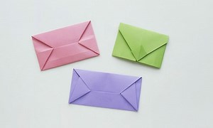 3 Easy Ways of Folding Origami Envelopes (No-Glue)   Video | The Craftaholic Witch