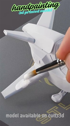 Hover Bike Miniature Painting 🚀🏍️ | 3D Printed STL Futuristic Build