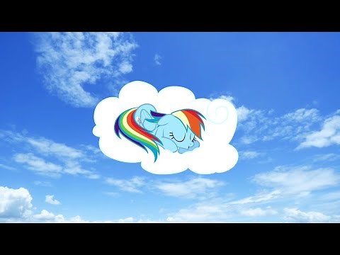 Rainbow Dash Sleeping On the Clouds 💤